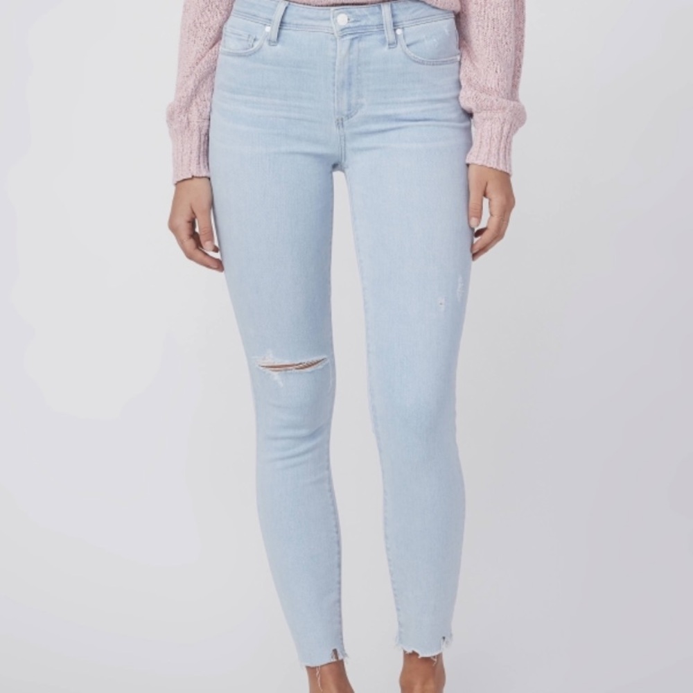 Paige Jeans the Horton Ankle Light Wash (size 28)